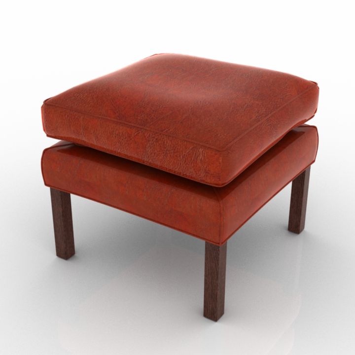 cosmo mogensen 2204 ottoman 3D Model Preview #d1164fcf