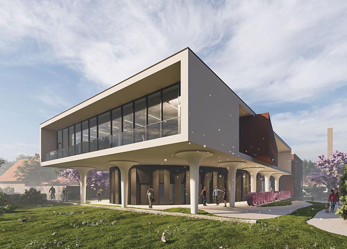 OMA.municipal arts workshop, Ermesinde, Portugal