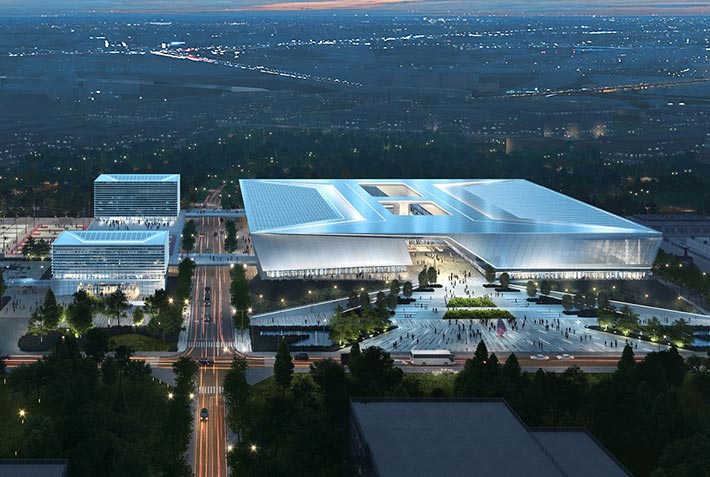 Office-recreational complex by Aedas, Zhuhai, China
