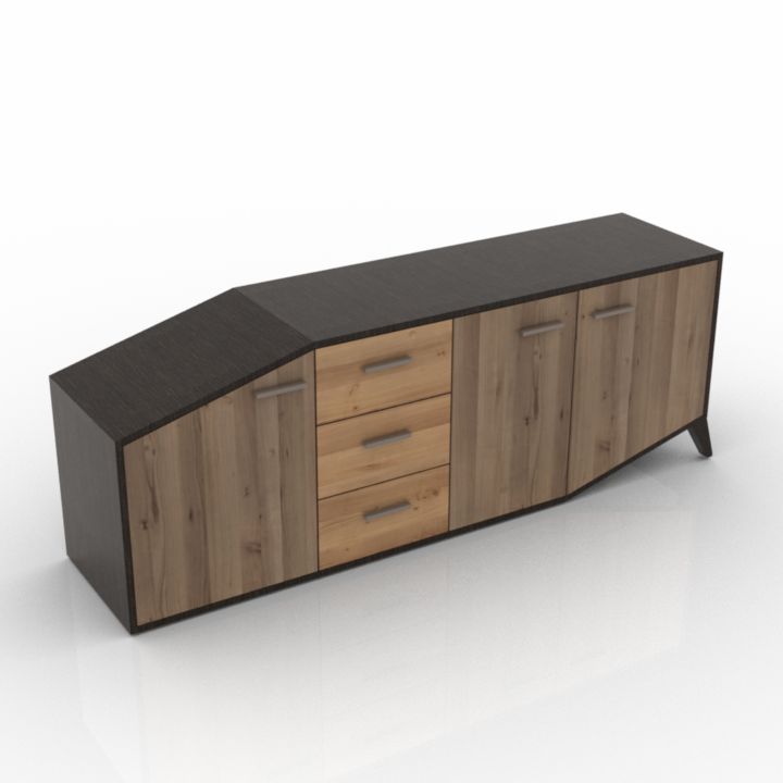 dc sideboard commode 3D Model Preview #1fae04fc