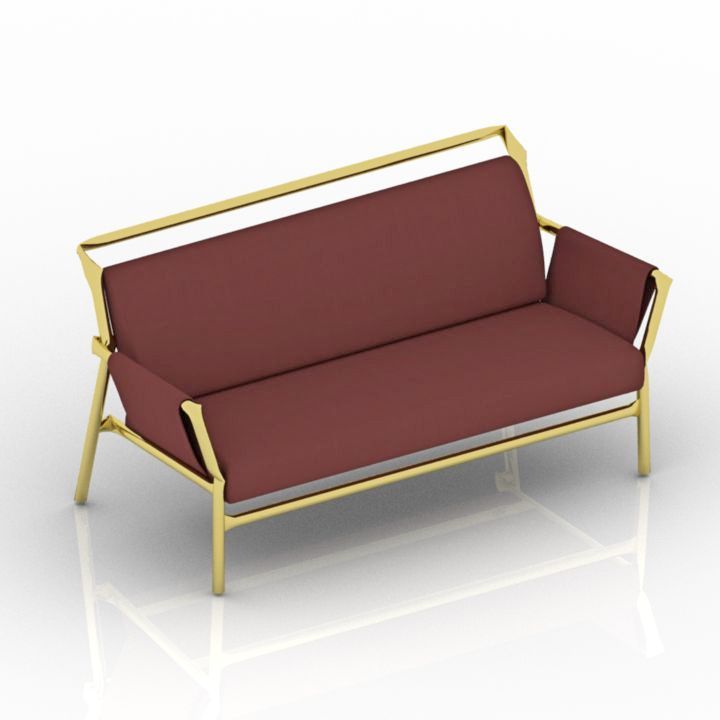 Sofa 3D model large preview