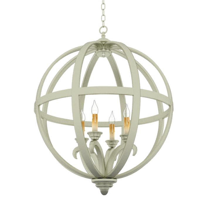 luster currey and company - axel orb chandelier lighting 3D Model Preview #001098c7