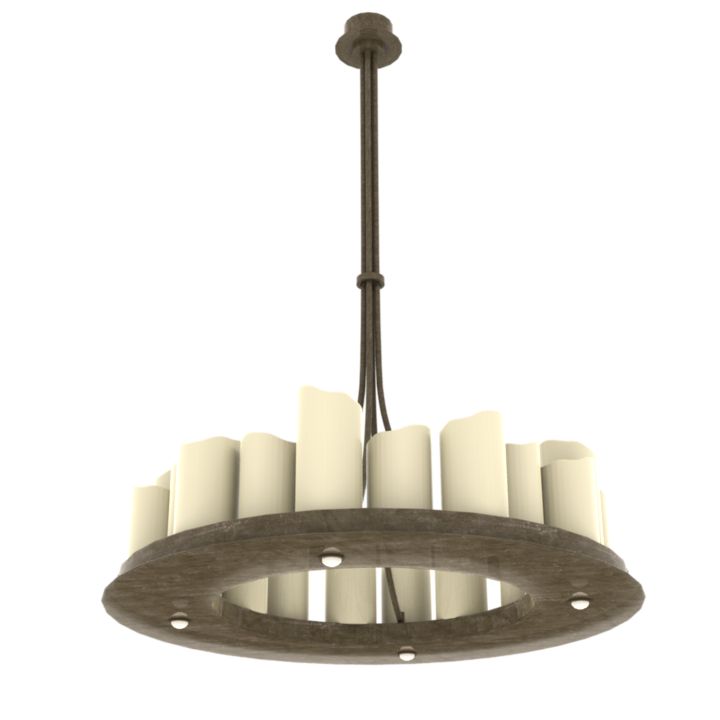 luster cosmorelax kevin reilly math ring chandelier 3D Model Preview #34236d23