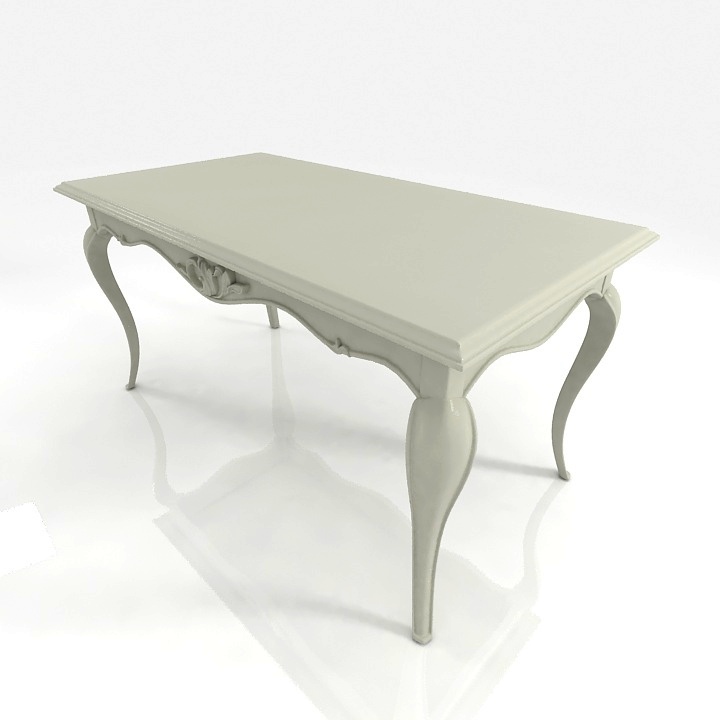 corato mobili writing table 3D Model Preview #606be57c