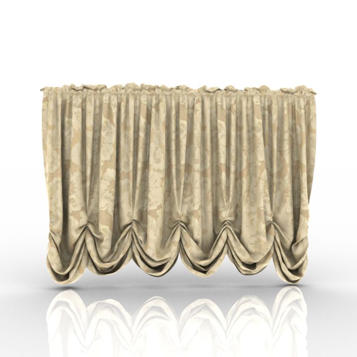 curtain kitchen 3D Model Preview #ea5d45f3