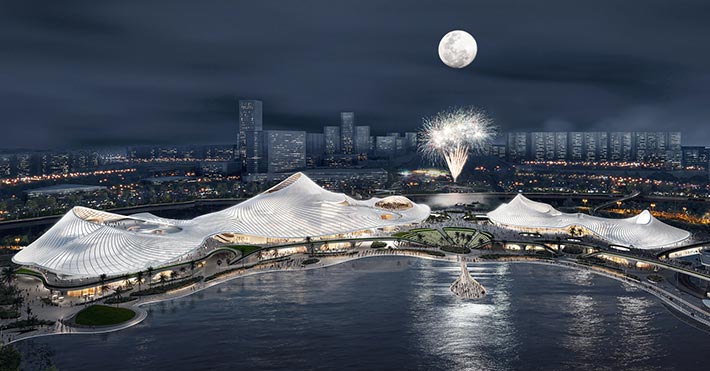 Nanhai Art Center, Foshan City, Guangdong, China