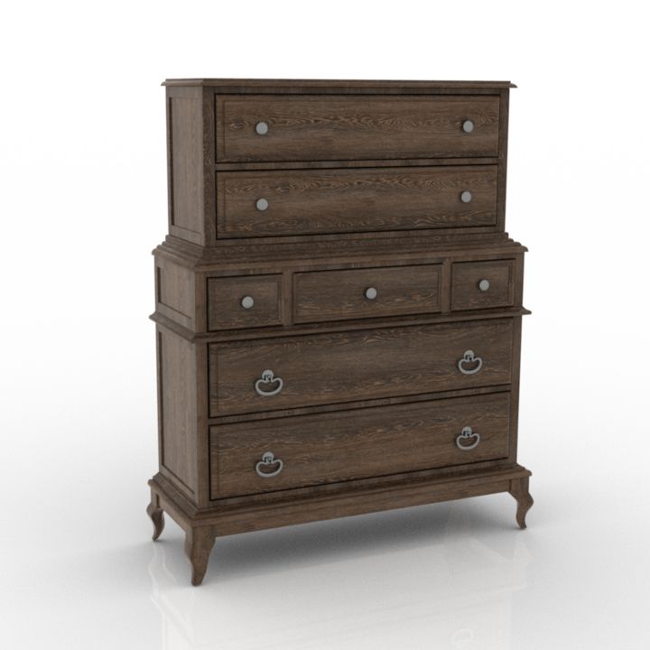 Locker 3D model large preview