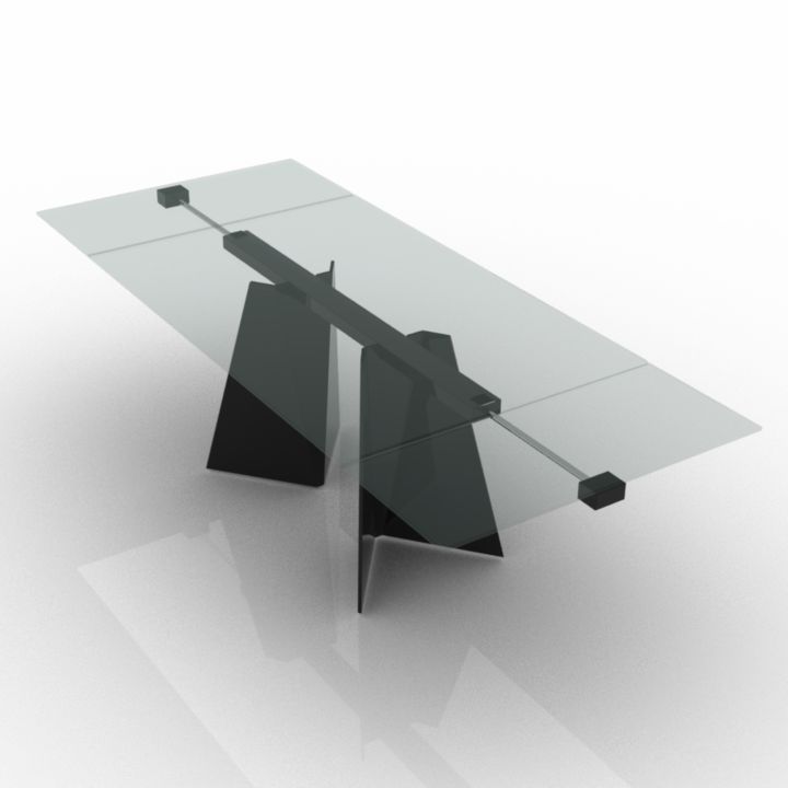 fiam tavolo table 3D Model Preview #a8aa85e6