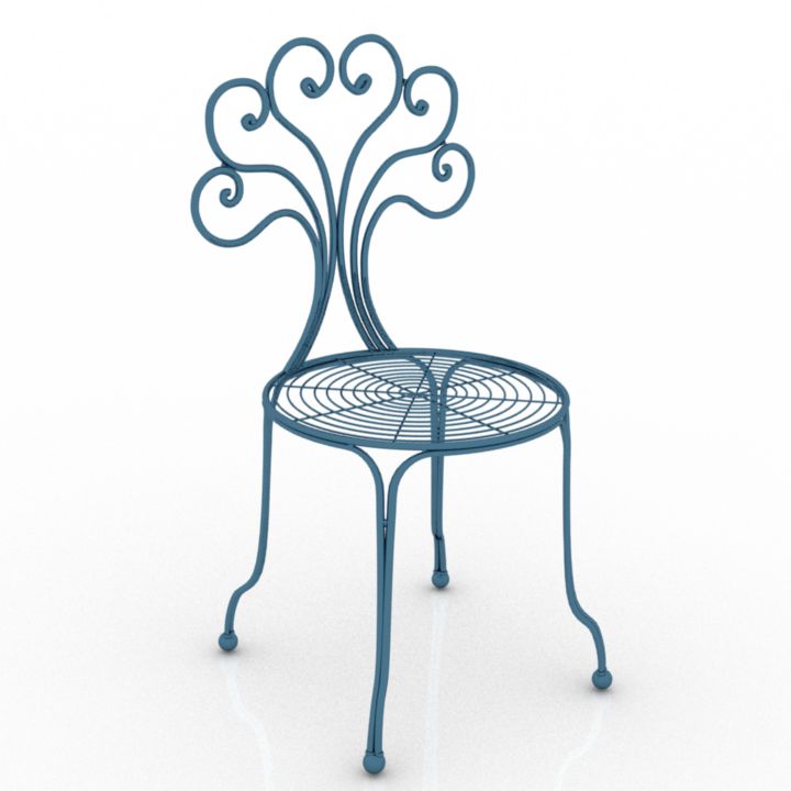 festival forged chair 1 3D Model Preview #b745df88