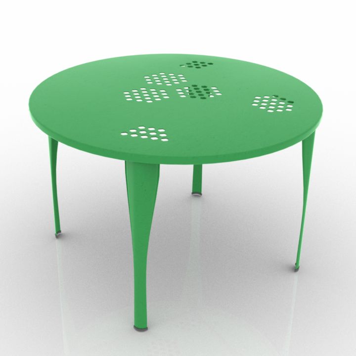 Table 3D model large preview