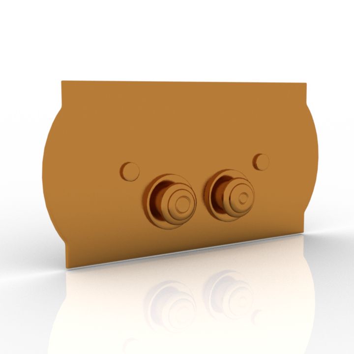 geberit tiffany world flush plate 3D Model Preview #712f931d