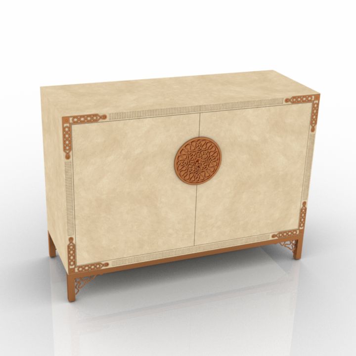 Commode 3D model large preview