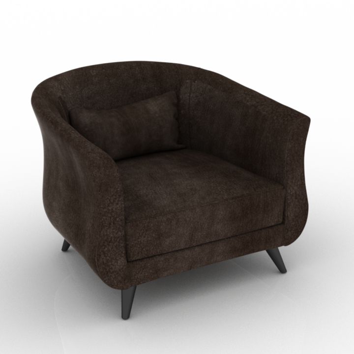 Armchair 3D model large preview