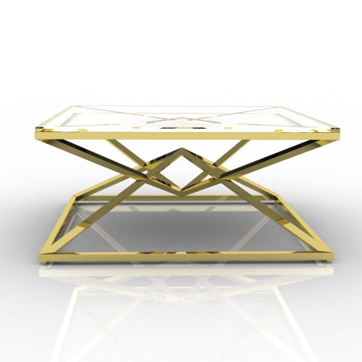 Coffee table 3D model large preview