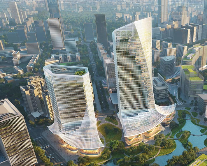 Tianfu Software Park by MVRDV, Chengdu, China