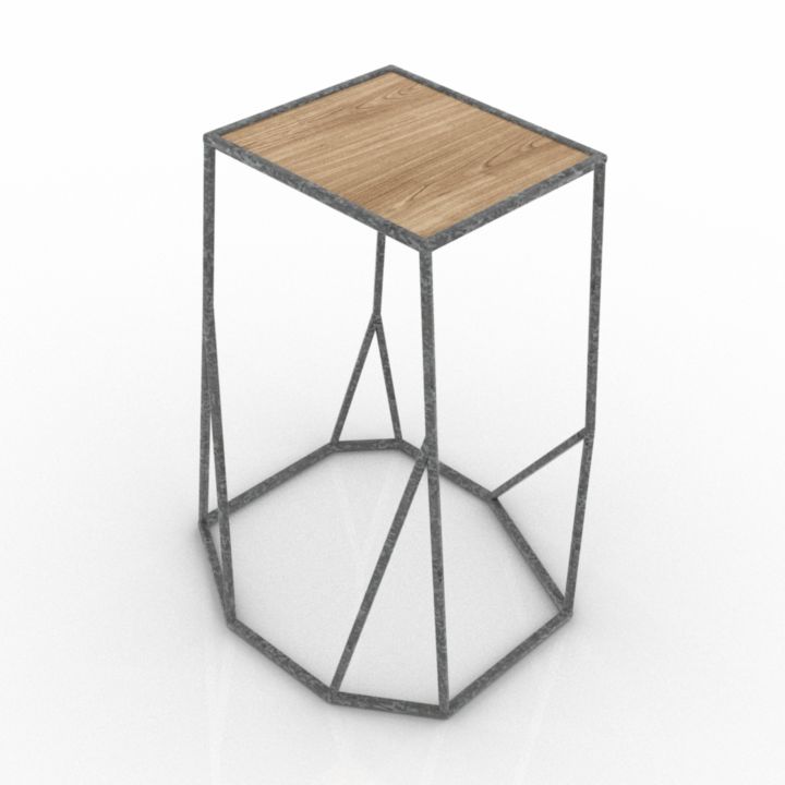 Table 3D model large preview