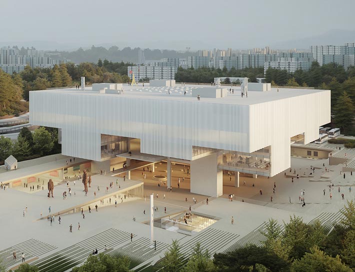 Gwangju Biennale Exhibition Hall, Gwangju, South Korea
