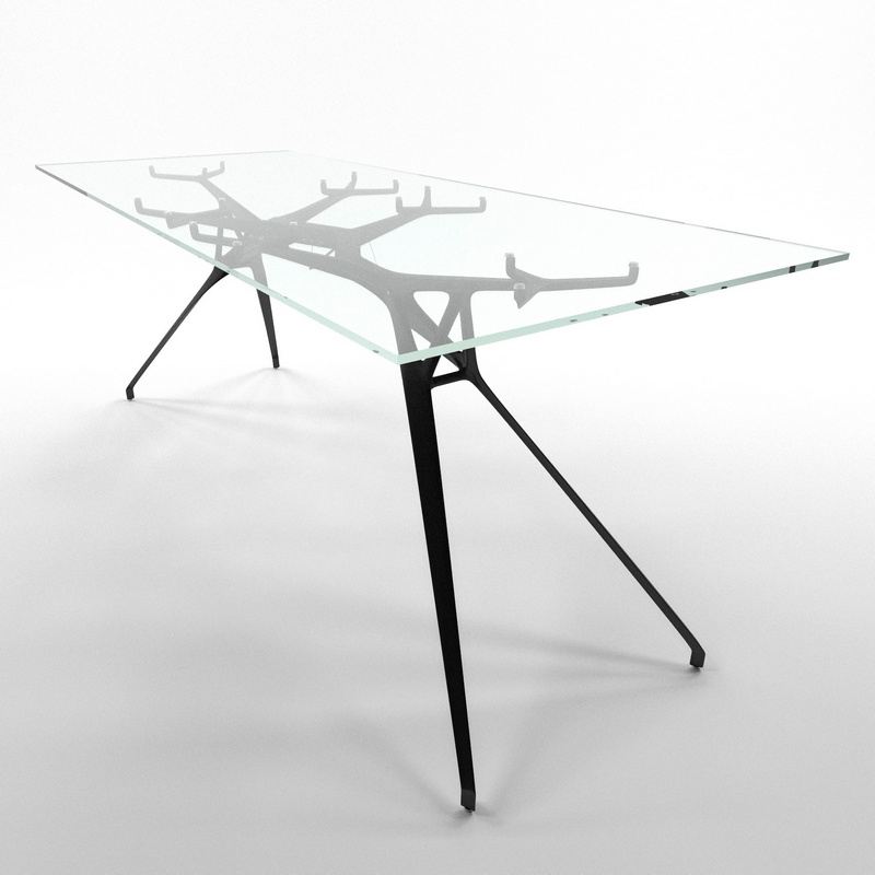 Table 3D model large preview