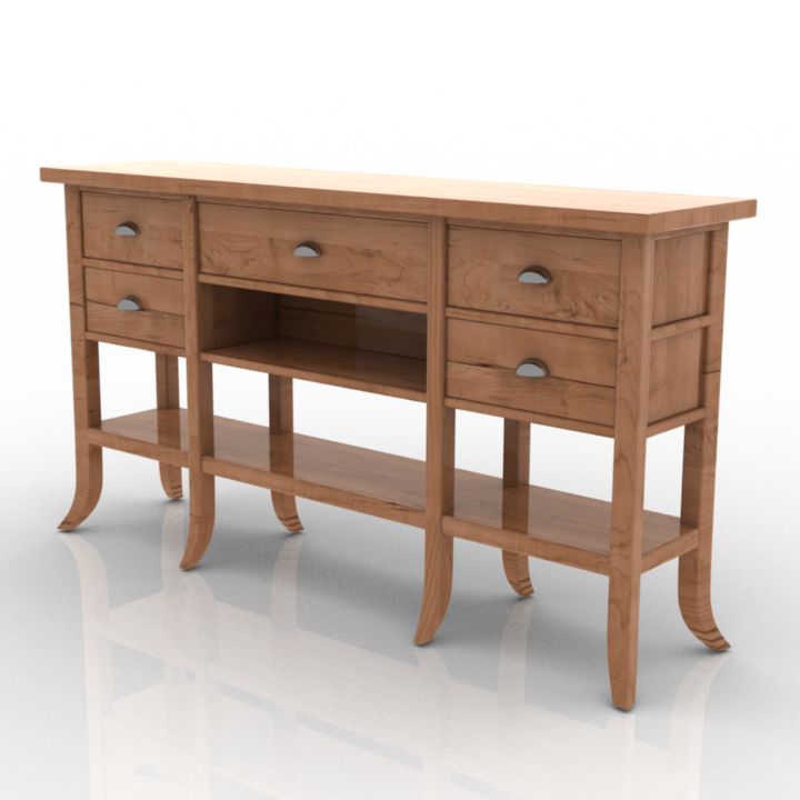 locker long server cimarron braxton culler commode 3D Model Preview #eca20804