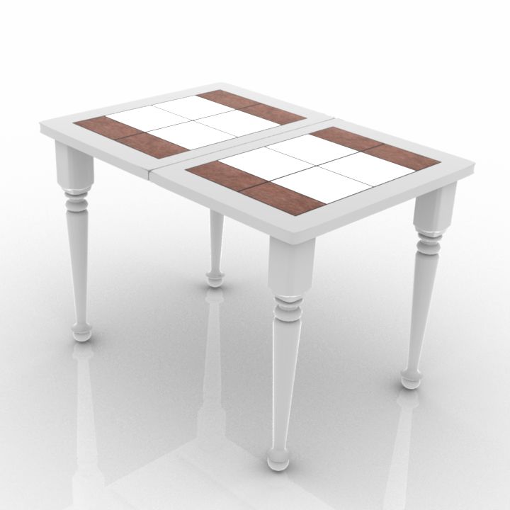 lt t 13302 buttermilk table 3D Model Preview #4a008705