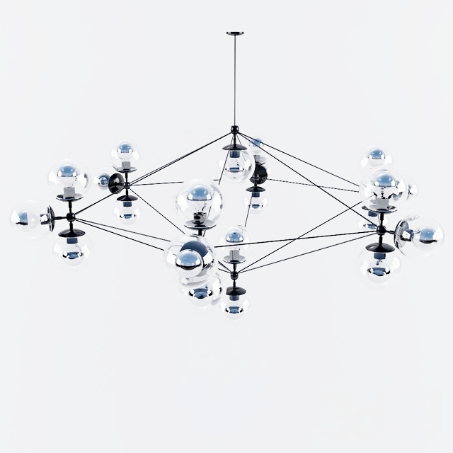 Chandelier 3D model large preview