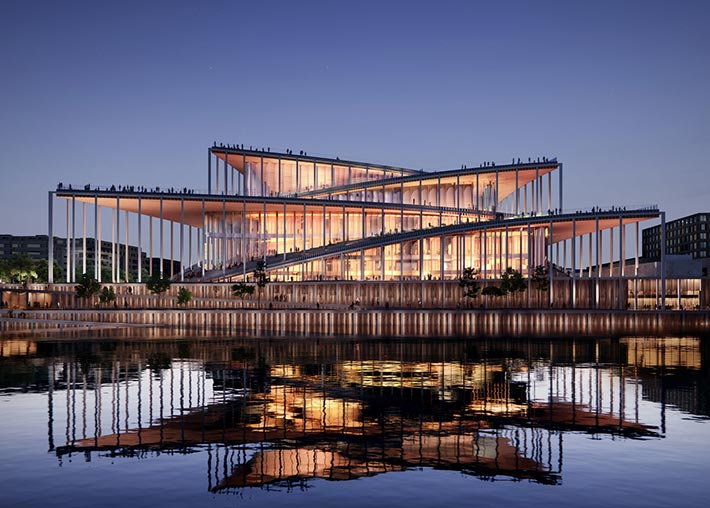 Vltava Philharmonic Hall by BIG, Prague, Czech Republic