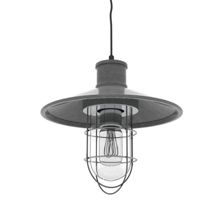 industrial lighting chandelier 3D Model Preview #e6bdaa5a