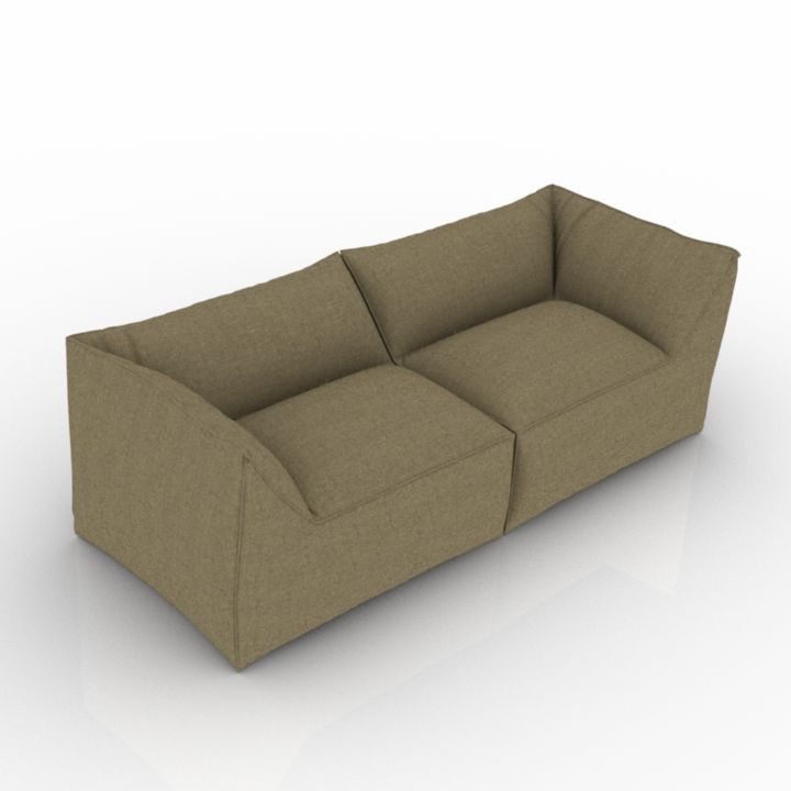 Sofa 3D model large preview