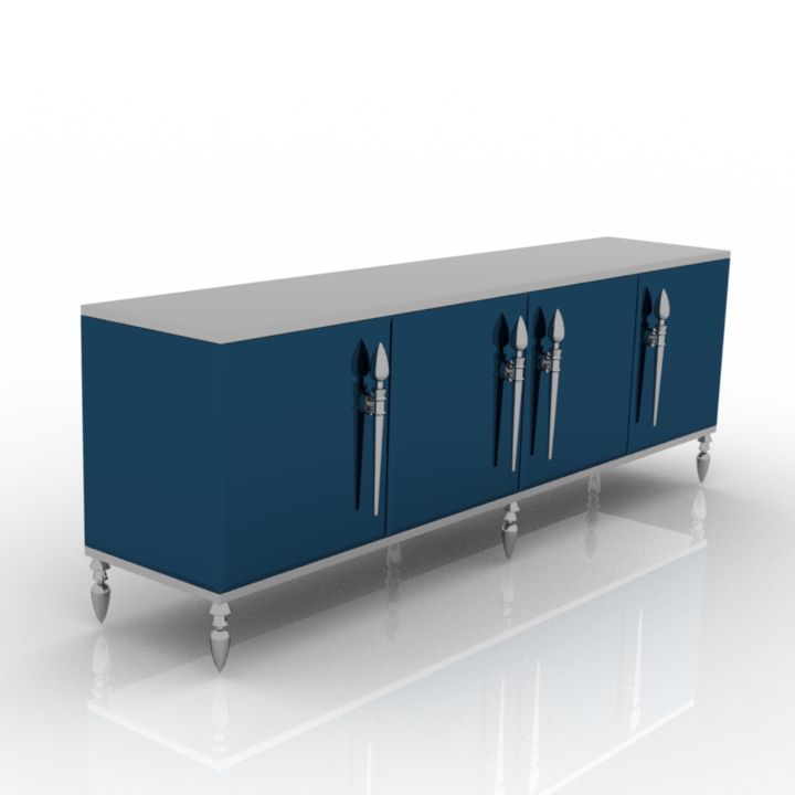 lockeripe cavalli vsionnarire - cador madia commode 3D Model Preview #2632af88