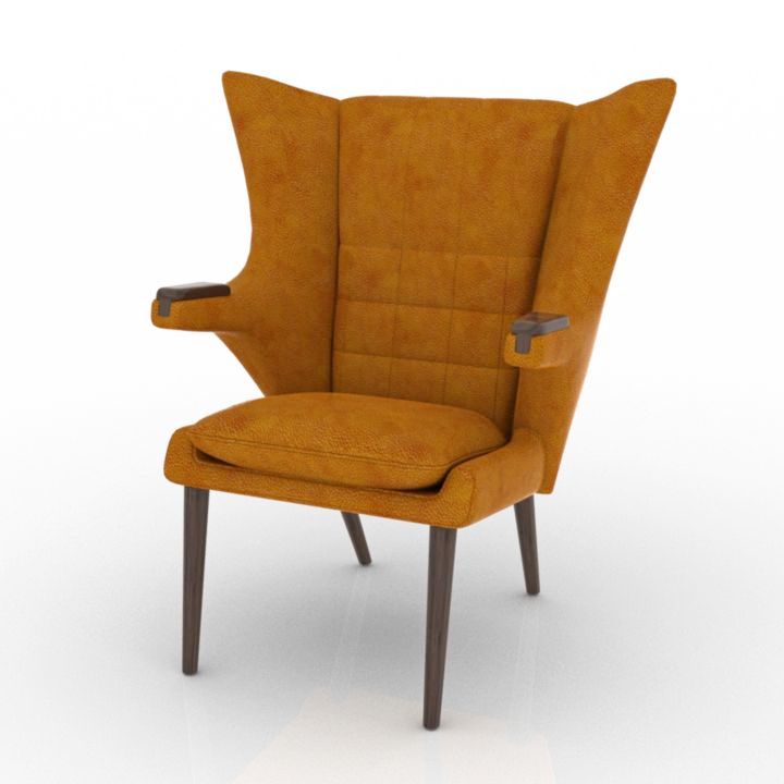 Armchair 3D model large preview