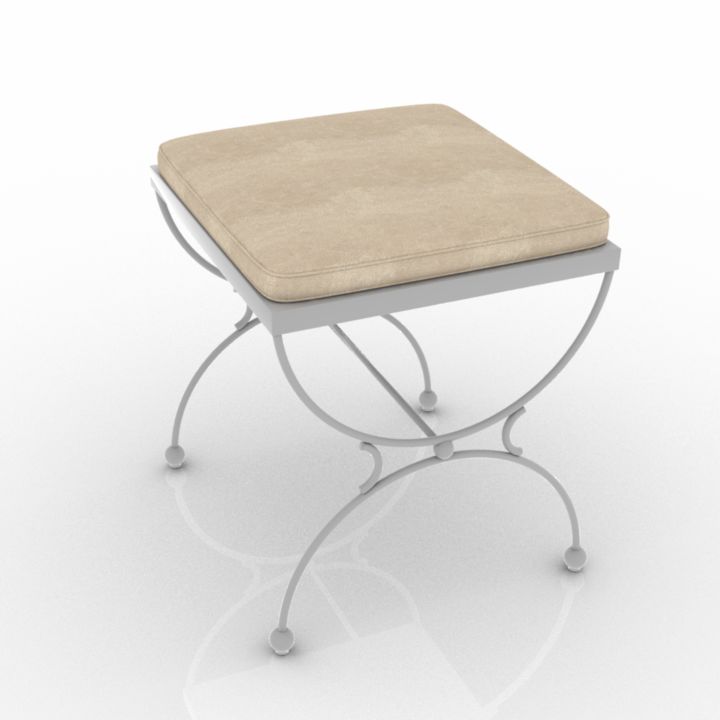 manutti capri collection stool 3D Model Preview #4423274f