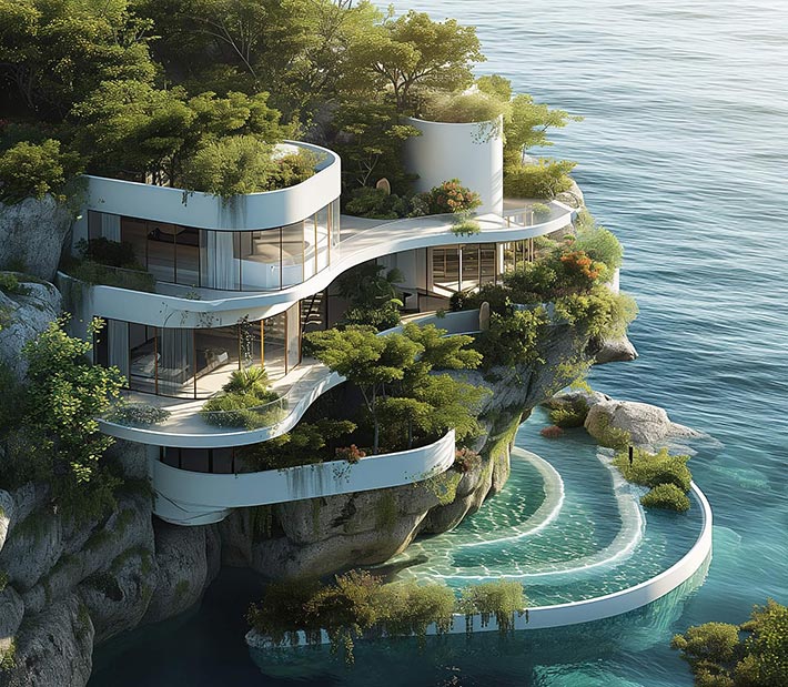 Saltwater Residence on the Ocean, Tulum, Quintana Roo, Mexico
