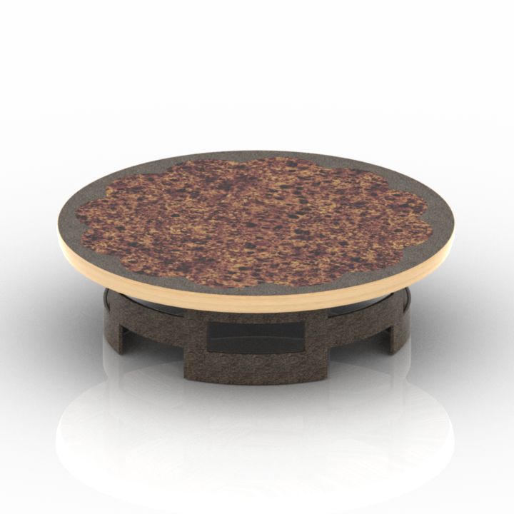 Table 3D model large preview