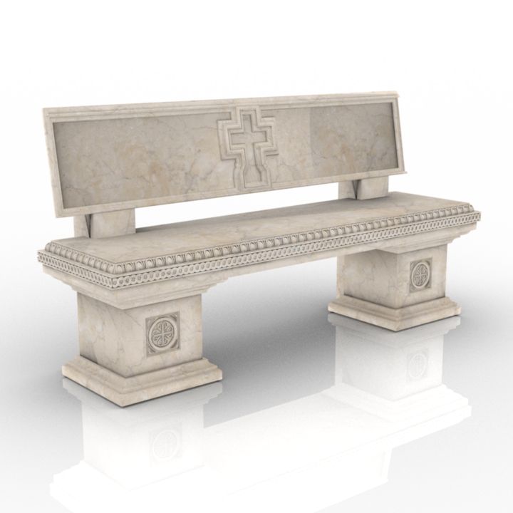Bench 3D model large preview