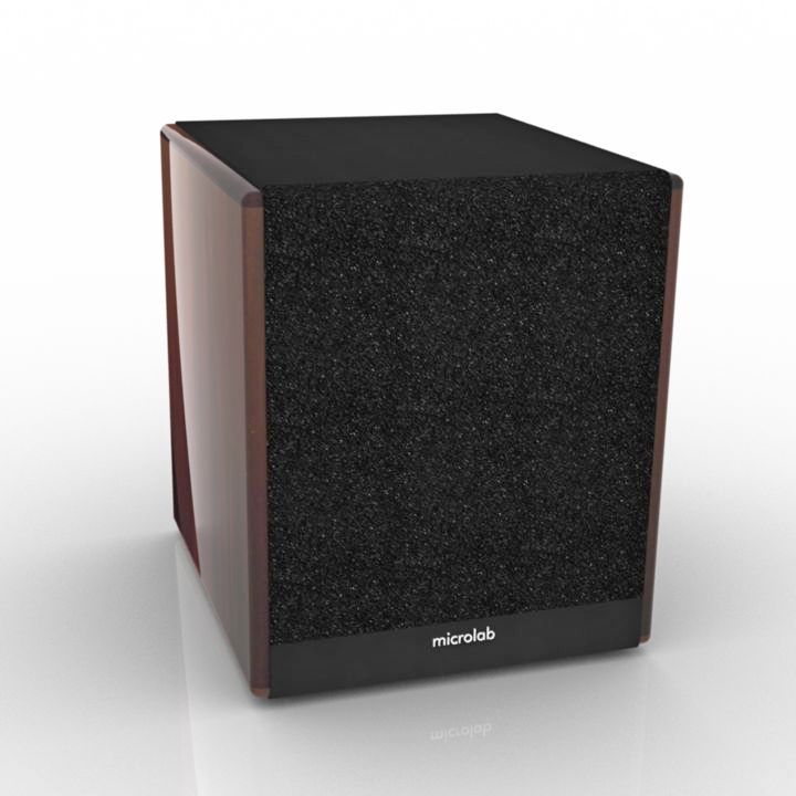 microlab fc-530 aqustic system speaker 3D Model Preview #3e162b55
