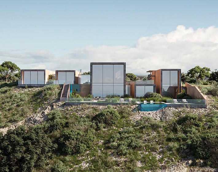 Hidden House by Kerimov Architects, Lagos, Portugal