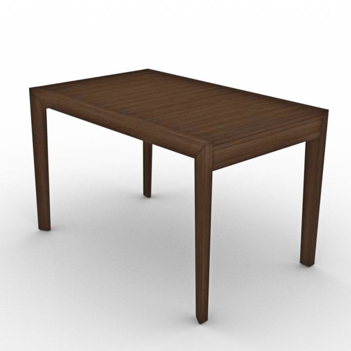 Table 3D model large preview