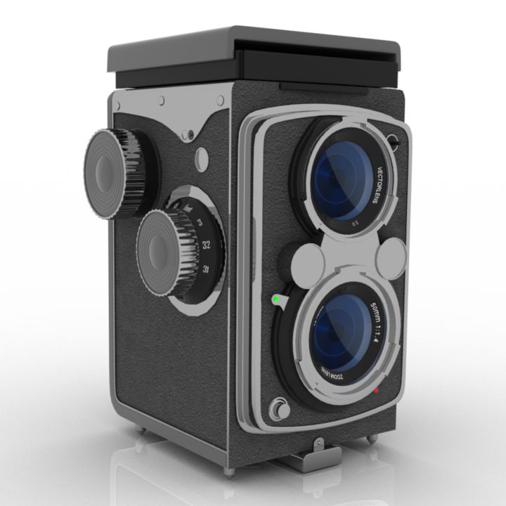 old vintage camera 3D Model Preview #95c13f6b
