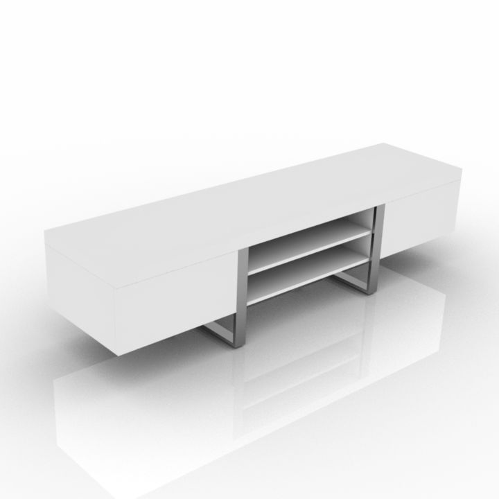 ood life tv stand 3D Model Preview #10939560
