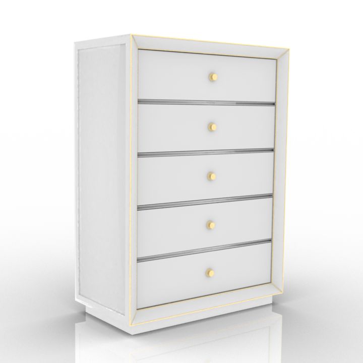 Commode 3D model large preview
