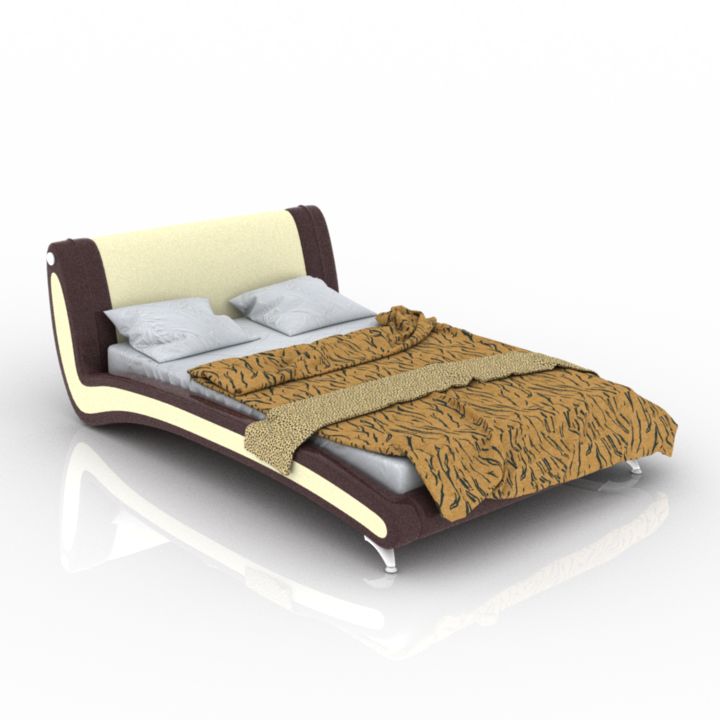 Bed 3D model large preview