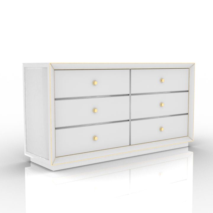 Commode 3D model large preview