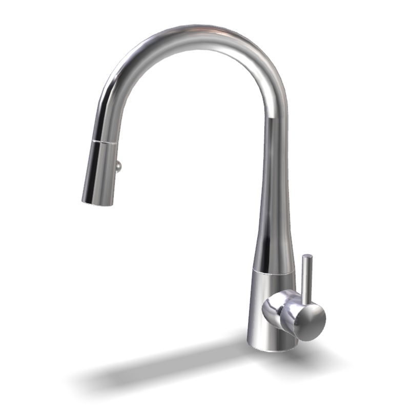 Faucet 3D model large preview