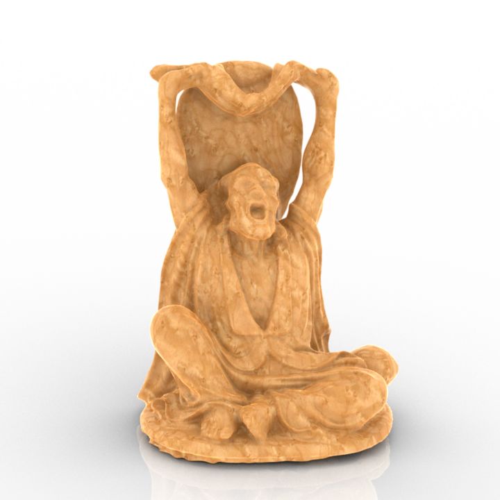 Statue 3D model large preview