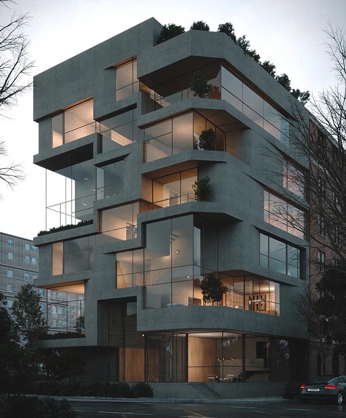 Pak Andishan residential building, Tehran, Iran