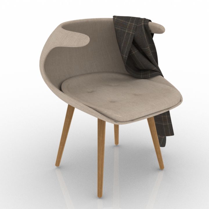 Armchair 3D model large preview