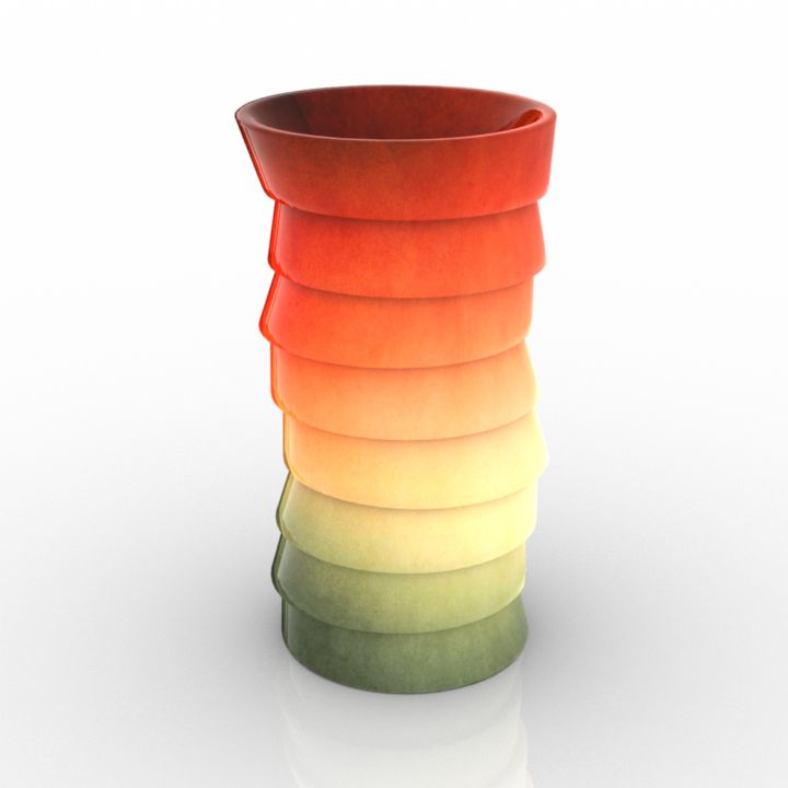 pn decor 001 vase 3D Model Preview #20a12407
