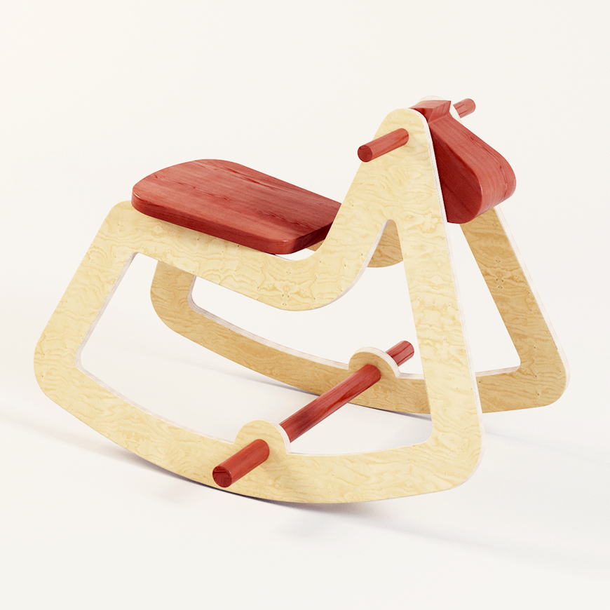 rocking horse co3 3D Model Preview #535eb2db
