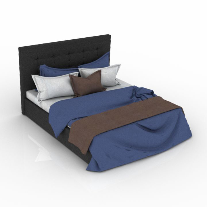 pufetto ferrara bed 3D Model Preview #2a5116b2