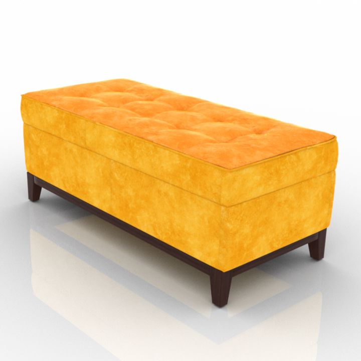 ottostelle banti ottoman pouf 3D Model Preview #ae116f97